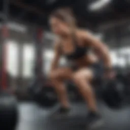 Dynamic strength training session demonstrating compound movements
