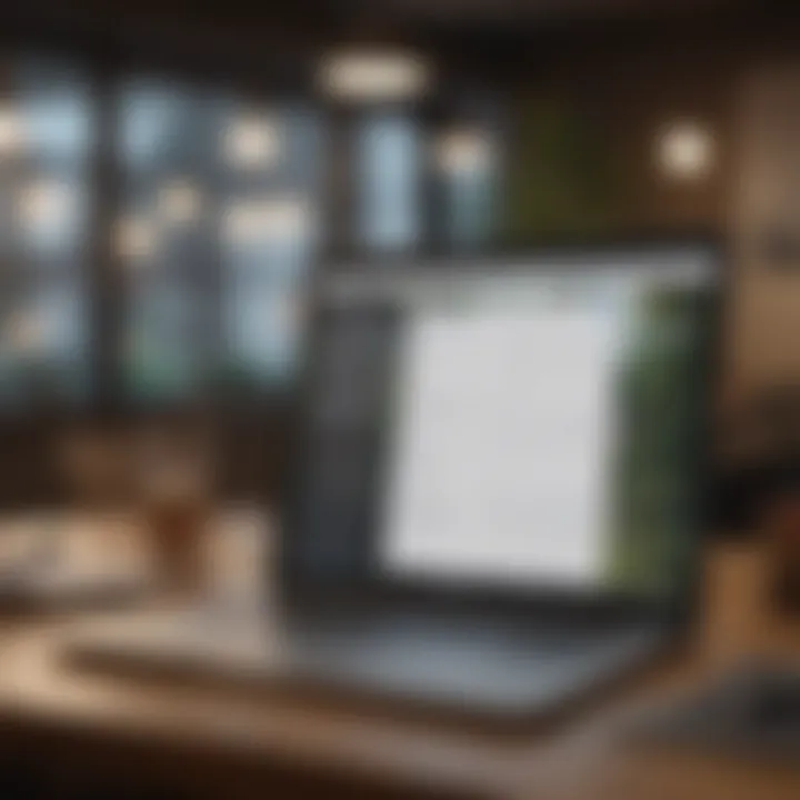 A laptop displaying appointment scheduling software with user-friendly features