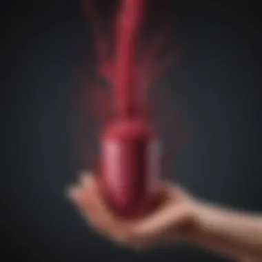 Enhancing Circulation with Beetroot Powder Illustration of blood vessels showcasing improved circulation