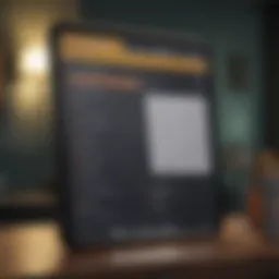 Overview of a digital to-do list interface