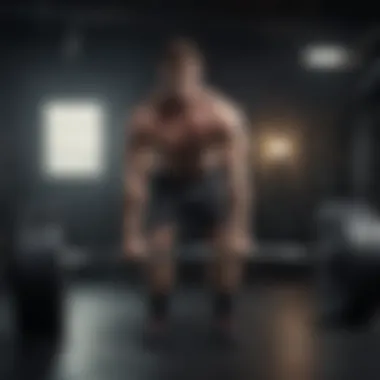 Deadlifts: Unlocking Core Power and Caloric Burn Intense deadlift exercise emphasizing proper form