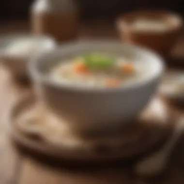 Gentle Rice Porridge Option Bland rice for upset stomach