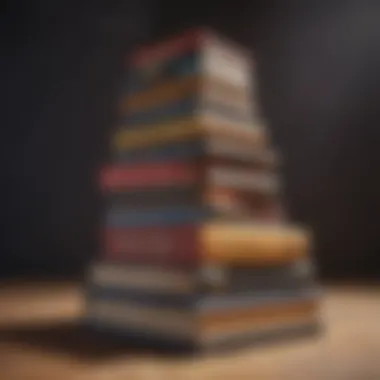 Exploring Ideas: Illustration of Books as Building Blocks in a Creative Structure