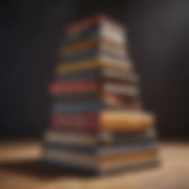 Exploring Ideas: Illustration of Books as Building Blocks in a Creative Structure