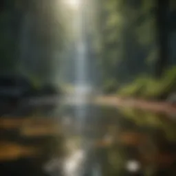 A serene landscape symbolizing personal growth
