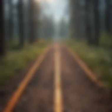 Understanding Personal Boundaries A boundary line depicted in a subtle manner, illustrating the concept of personal boundaries