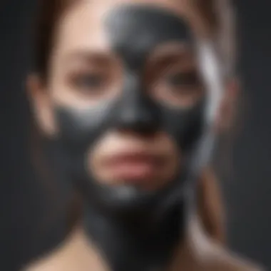 Charcoal mask for blackhead removal