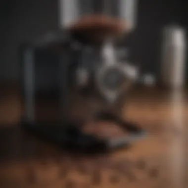 Precision Ground Coffee Freshness Coffee Grinder with Freshly Ground Beans