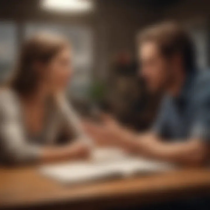 A couple engaged in a deep conversation, representing communication strategies found in marital books