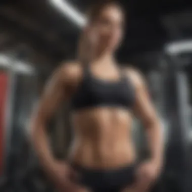 Individual performing an advanced abdominal workout routine
