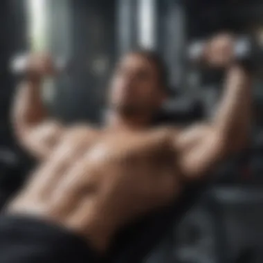 Focused Dumbbell Chest Press Dumbbell chest press workout