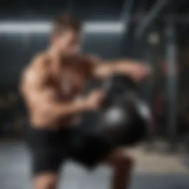 Dynamic Kettlebell Swing Technique Kettlebell swing exercise demonstration