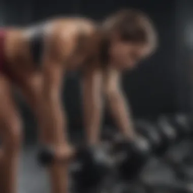 Strengthen Your Back with Dumbbell Rows Dumbbell row exercise targeting back muscles