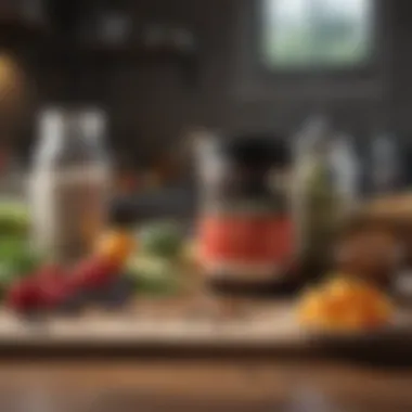 Infographic showing balanced nutrition for fitness