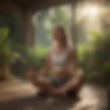 Fostering Psychological Well-Being Mindfulness practice in a serene environment