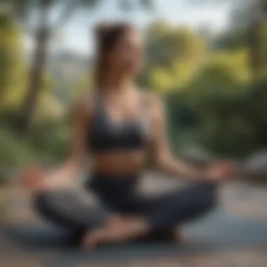 Find Inner Balance Through Outdoor Yoga Yoga practitioner in a serene outdoor setting