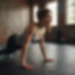 Beginner workout session with various exercises