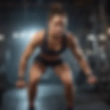 High-Intensity Endurance Training Athlete engaged in high-intensity training to build endurance.