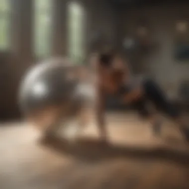 Dynamic Core Strengthening with Stability Ball Core exercise using stability ball