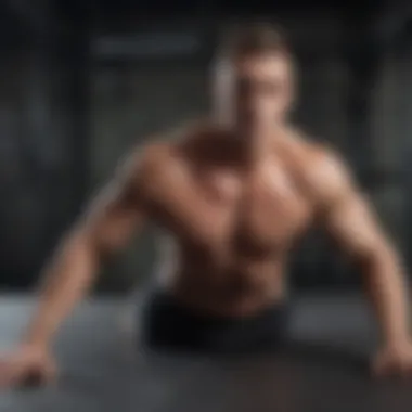 Man doing Russian twists for core strength