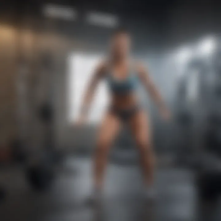Visual representation of balanced workout types