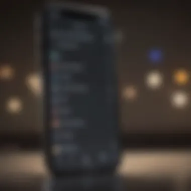 A close-up of a digital task management app on a smartphone.