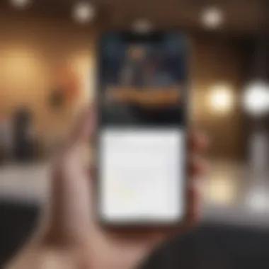Seamless Task Integration with iPhone Calendar A user seamlessly integrating tasks into their iPhone calendar with an app.