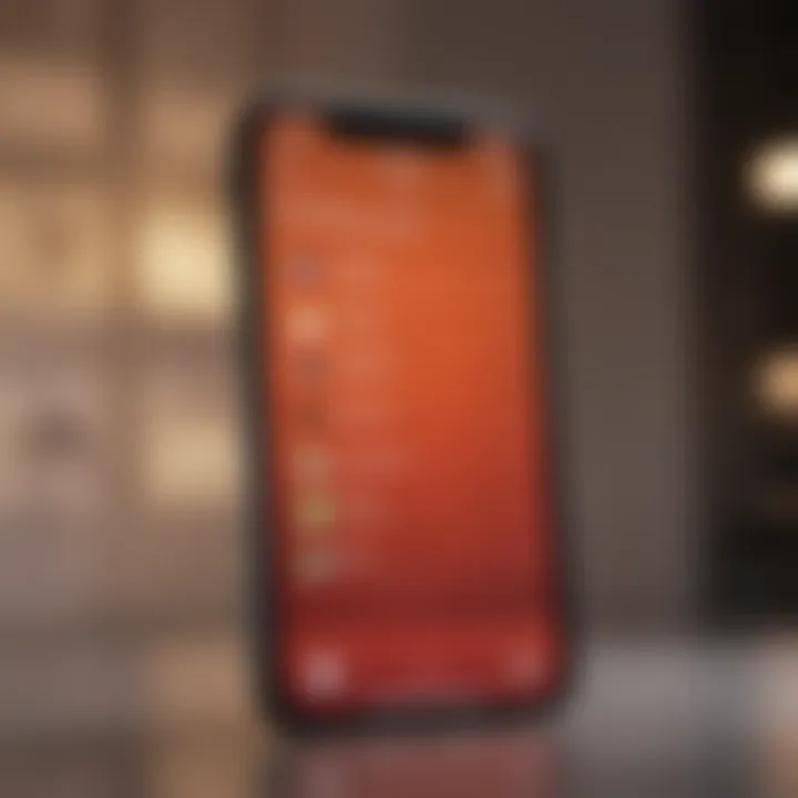 An iPhone showing notifications and reminders from a task management app.