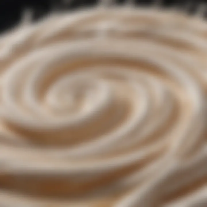 Decadent swirls of frothy perfection