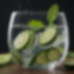 Refreshing Detox Water with Cucumber and Mint