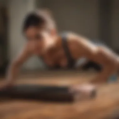 Core-Strengthening Plank Variation Plank exercise for core strengthening