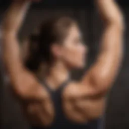 Toned arms and back workout