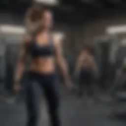 Dynamic workout session focusing on high-intensity training