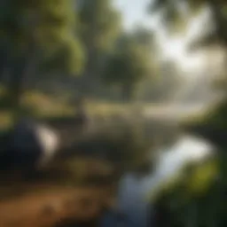 A serene landscape reflecting tranquility and balance.