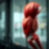 Anatomy of the tricep muscles showing muscle structure and function