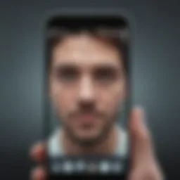 Digital interface of a mental health app showcasing features