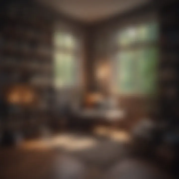 A serene reading nook with books on relationships