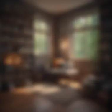 Serene Reading Nook A serene reading nook with books on relationships