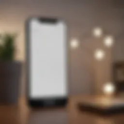 A sleek smartphone displaying a calendar app interface