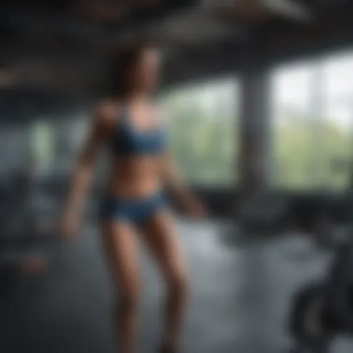 Dynamic workout session showcasing various exercises