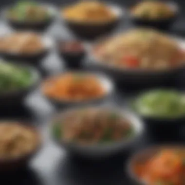 Healthy Meal Variety Diverse variety of healthy meal options