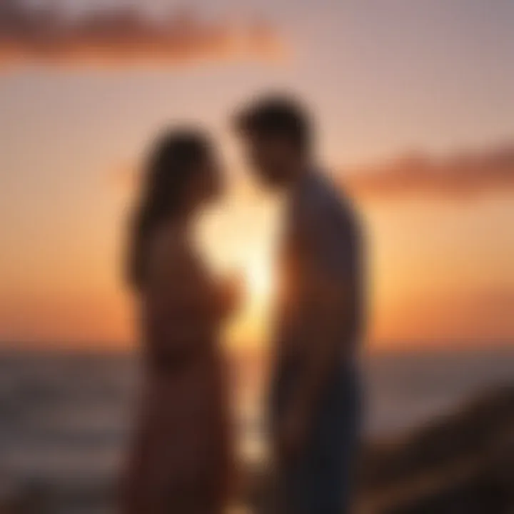 A serene sunset symbolizing connection and affection