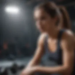 A visually appealing website layout showcasing fitness resources