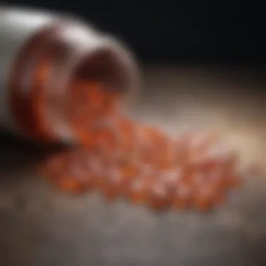 Collagen Nutritional Supplements A close-up of nutritional supplements that enhance collagen intake.