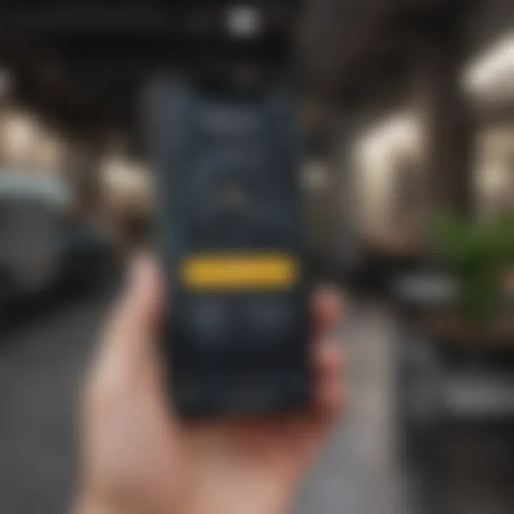 Mobile app facilitating on-the-go scheduling