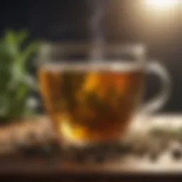 A soothing herbal tea blend for digestive relief