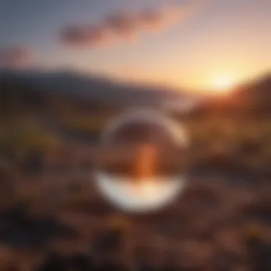 Symbolizing New Beginnings A serene landscape with a sunrise symbolizing new beginnings