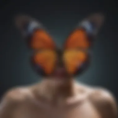 Metamorphosis: Evolving into Your Best Self Abstract art symbolizing growth and transformation