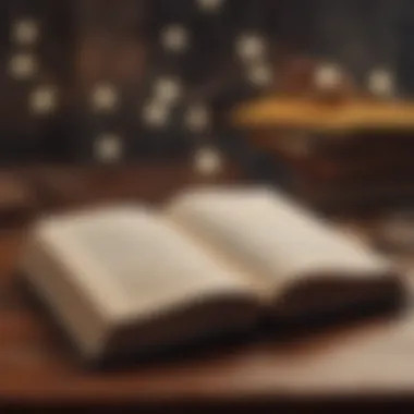 Wisdom Found in Words An open book with quotes about happiness