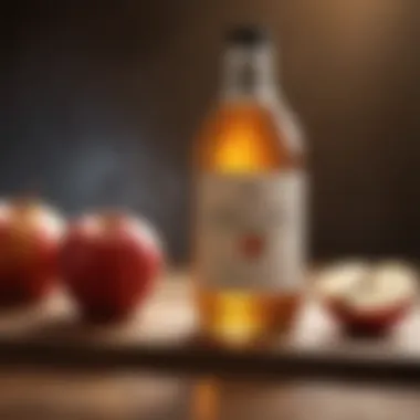 Apple Cider Vinegar in Wellness and Skincare A serene spa setting featuring apple cider vinegar in skincare